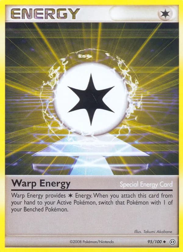 Warp Energy card in English
