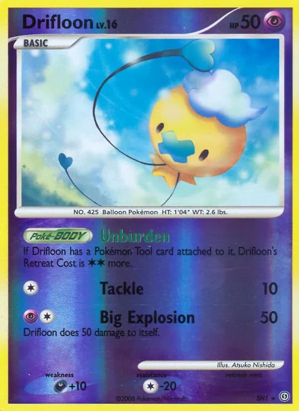 Drifloon card in English
