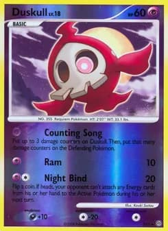 Duskull card in English