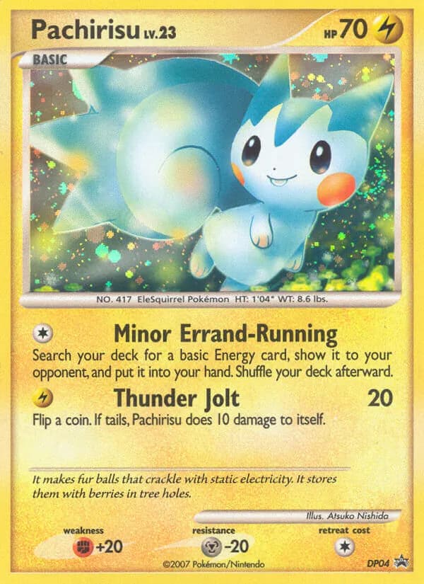 Pachirisu card in English