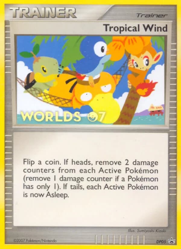 Tropical Wind card in English