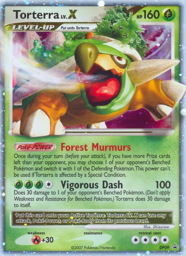 Torterra card in English
