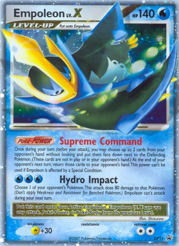 Empoleon card in English