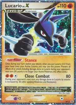 Lucario card in English