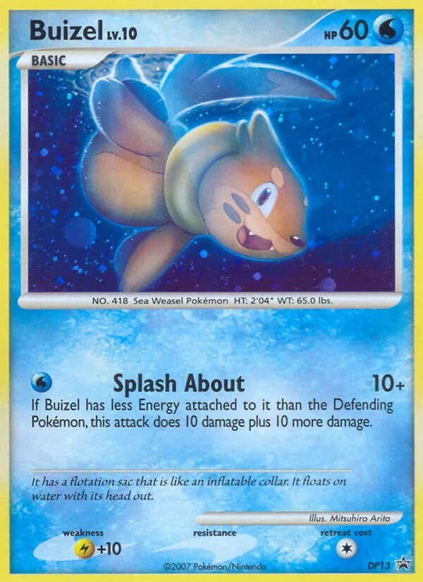 Buizel card in English
