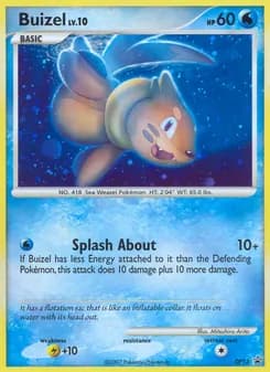 Buizel card in English