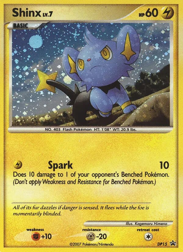 Shinx card in English