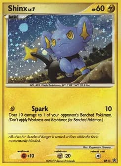 Shinx card in English