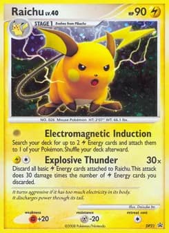 Raichu card in English