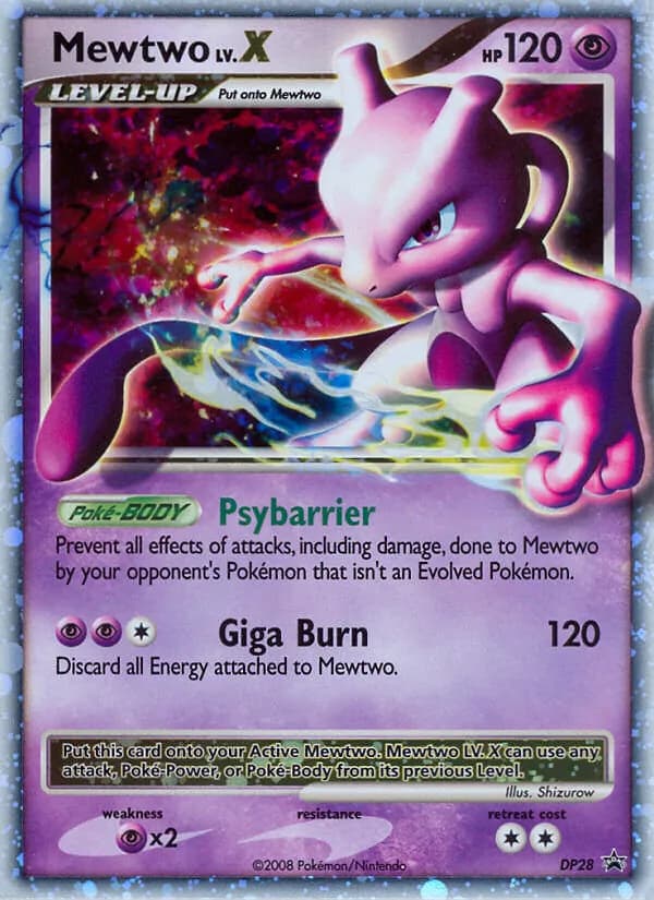 Mewtwo card in English