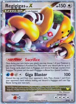 Regigigas card in English
