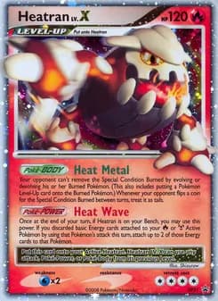 Heatran card in English