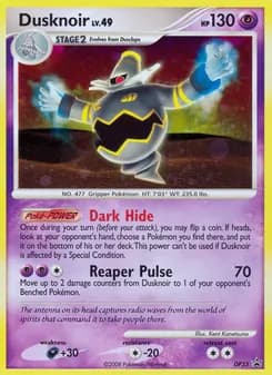 Dusknoir card in English