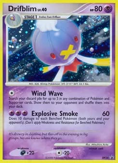 Drifblim card in English