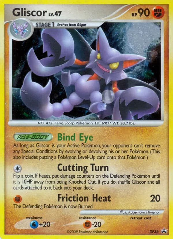Gliscor card in English