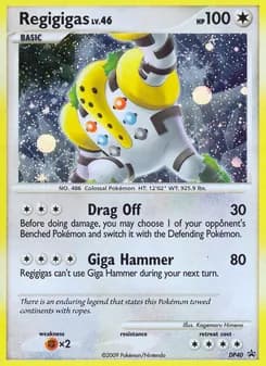 Regigigas card in English