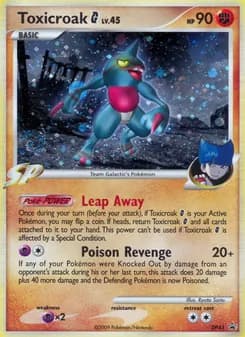 Toxicroak G card in English