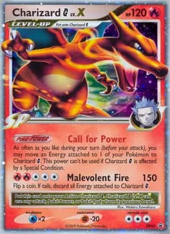 Charizard G card in English