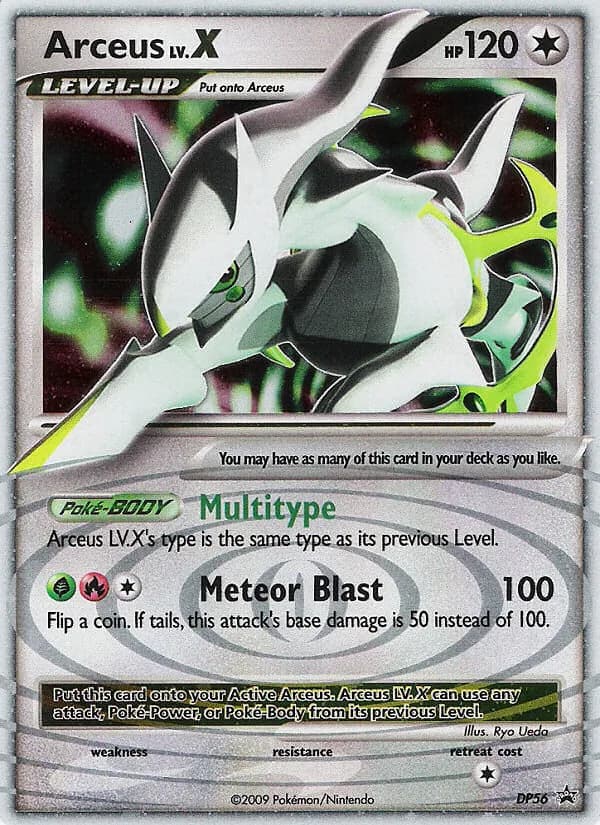 Arceus card in English