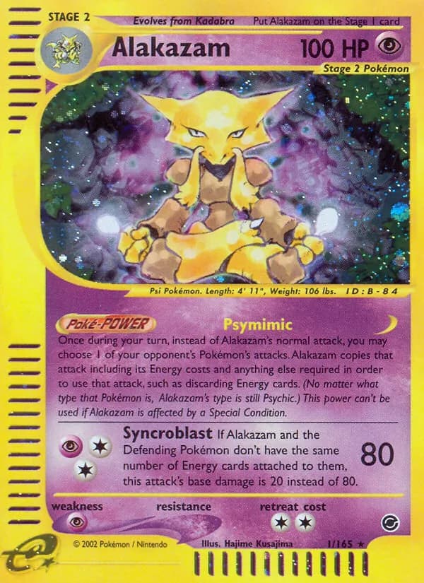 Alakazam card in English