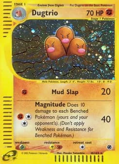 Dugtrio card in English