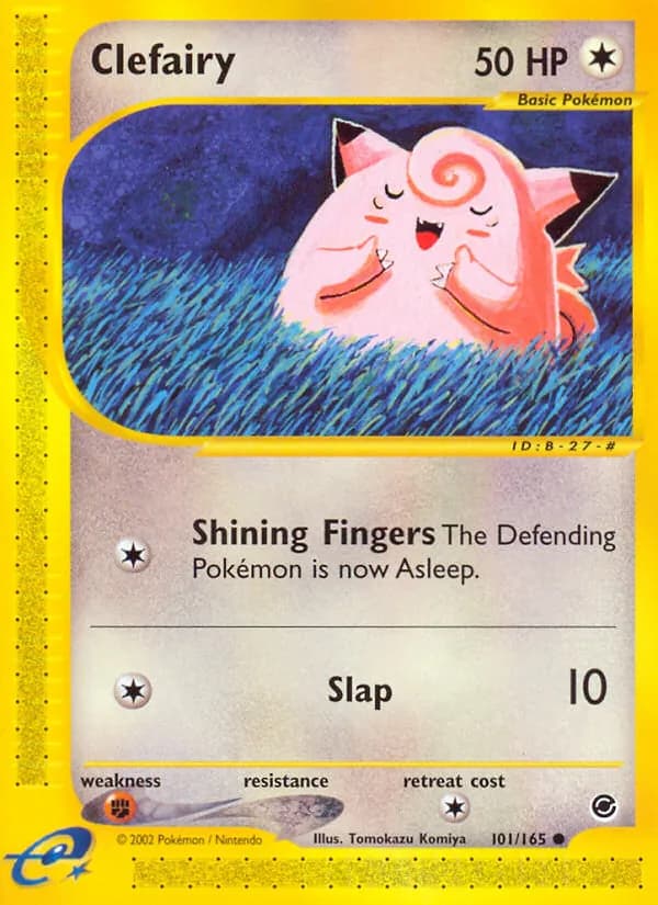 Clefairy card in English