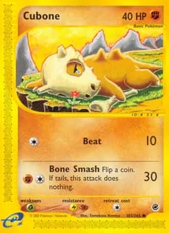 Cubone card in English