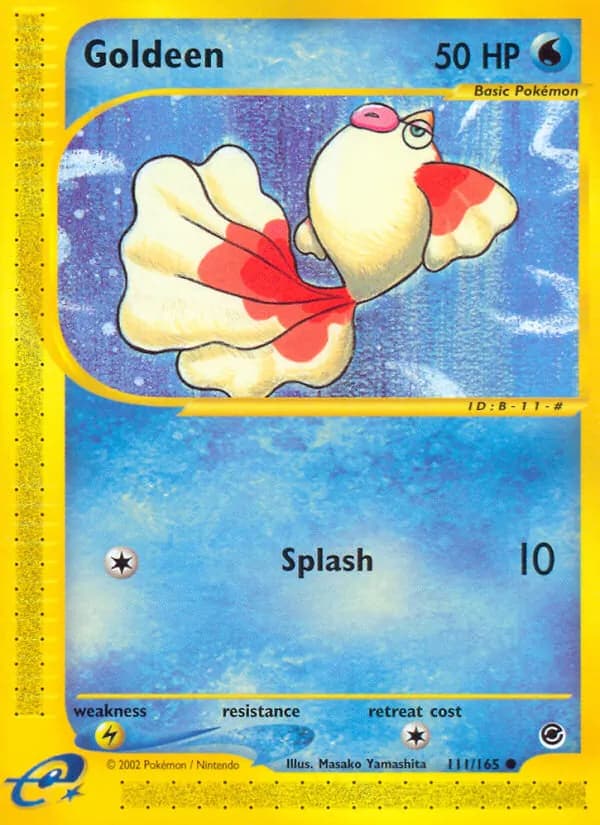 Goldeen card in English