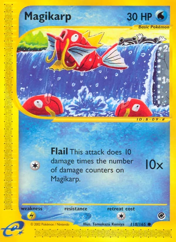 Magikarp card in English