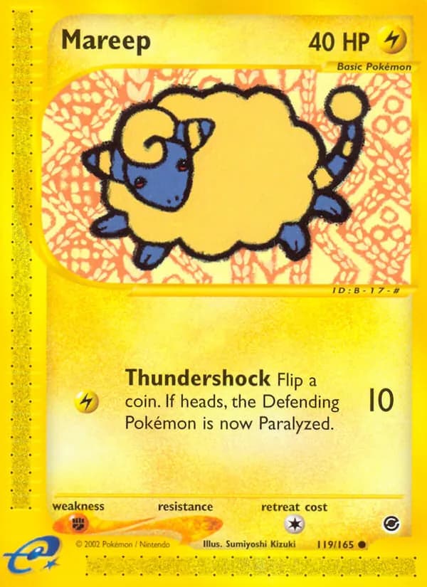 Mareep card in English