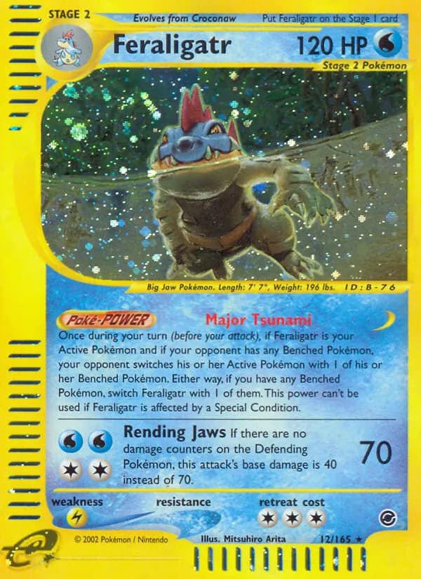 Feraligatr card in English