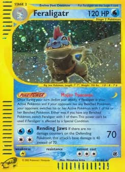 Feraligatr card in English