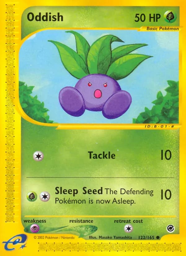 Oddish card in English