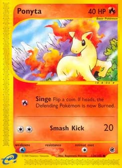 Ponyta card in English