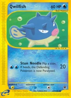 Qwilfish card in English