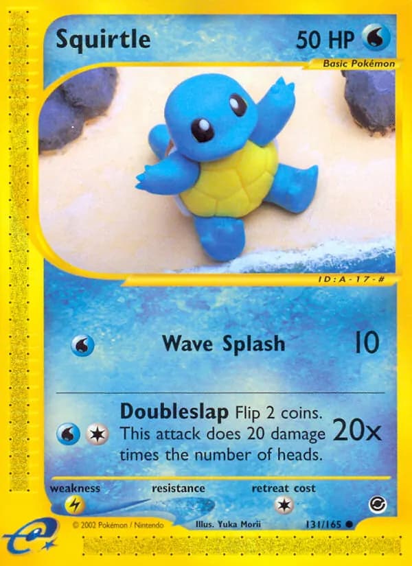 Squirtle card in English