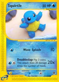 Squirtle card in English