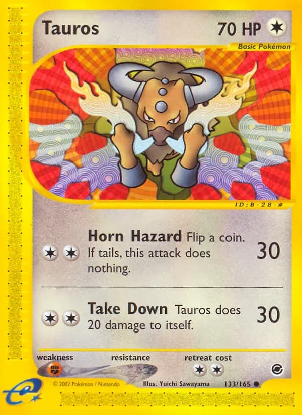 Tauros card in English