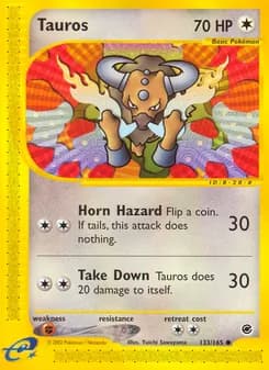 Tauros card in English
