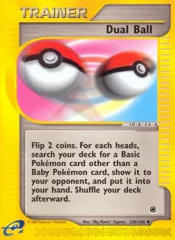 Dual Ball card in English