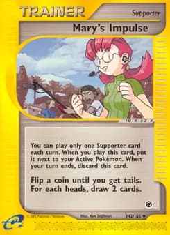 Mary's Impulse card in English