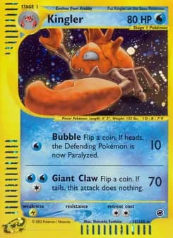 Kingler card in English