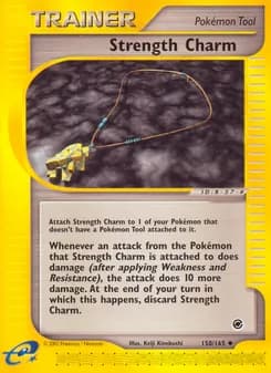 Strength Charm card in English