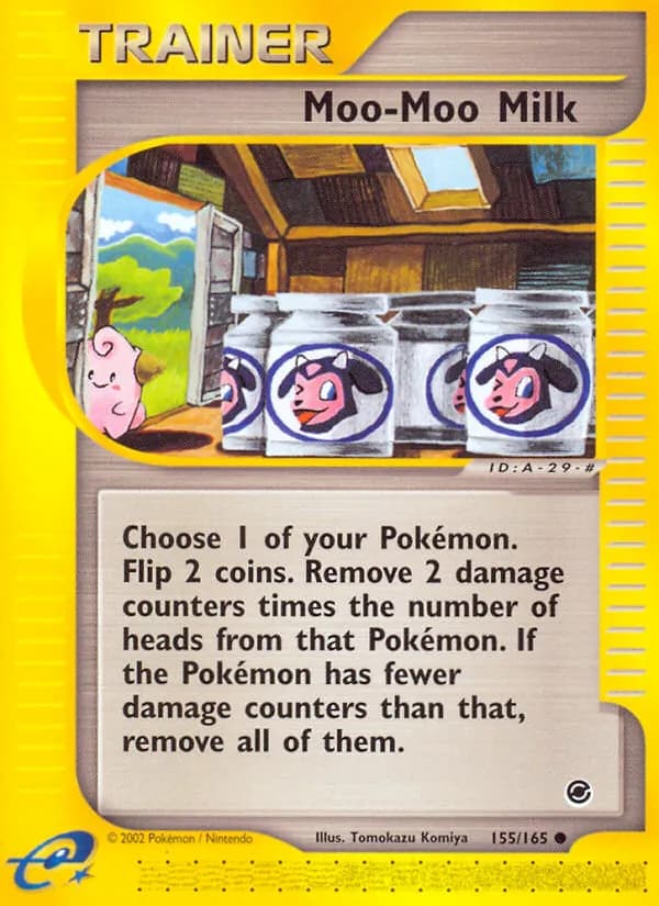 Moo-Moo Milk card in English
