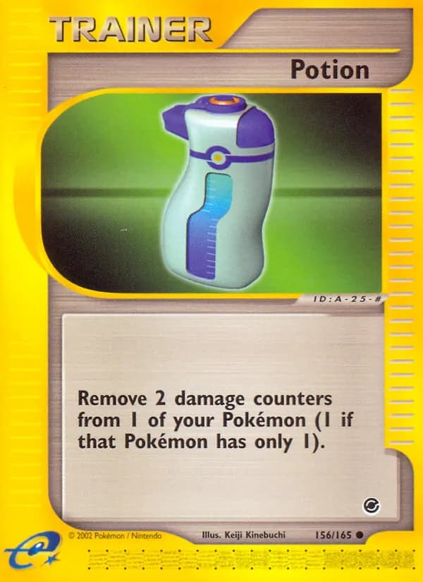 Potion card in English