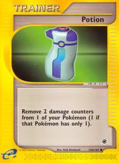 Potion card in English