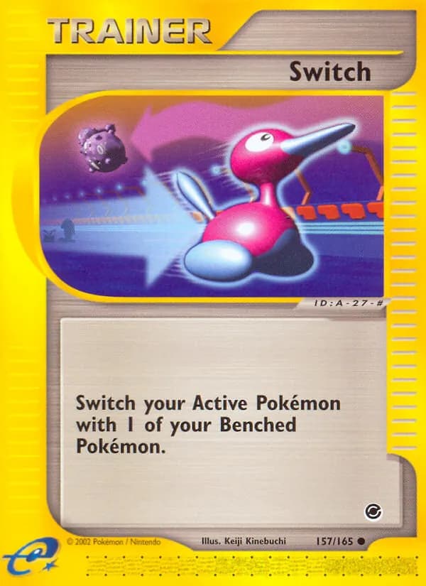 Switch card in English