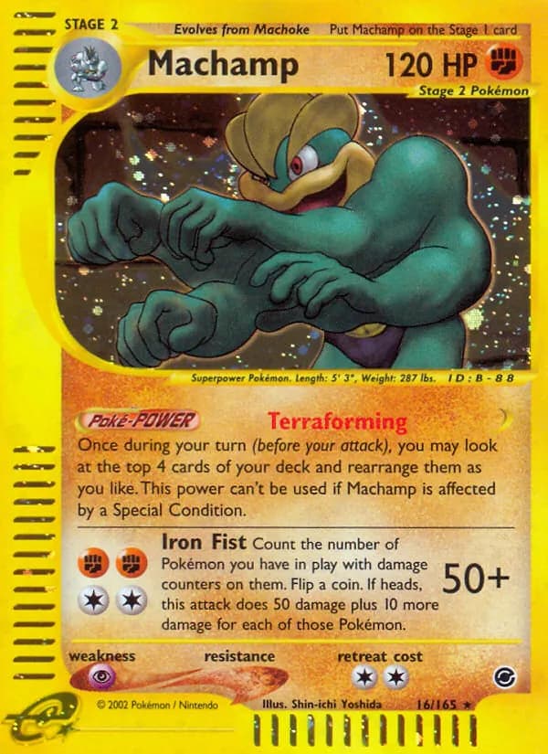 Machamp card in English