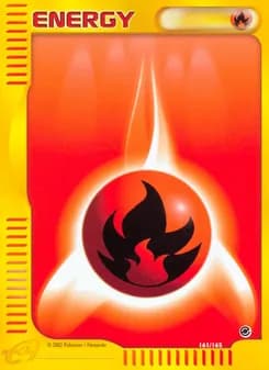 Fire Energy card in English