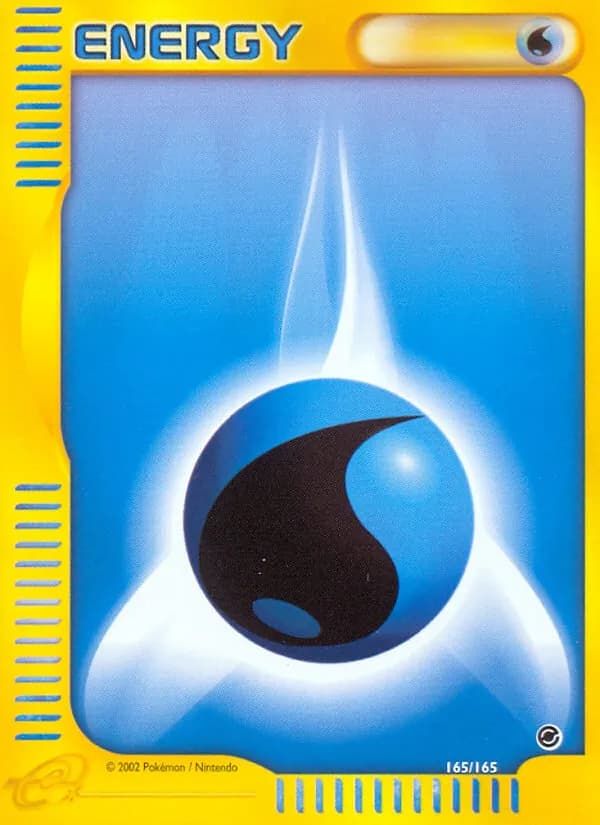 Water Energy card in English